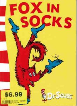 DR SEUSS : Fox in Socks : Softcover Kid's Learn to Read Book