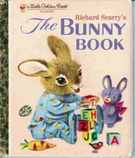 The Bunny Book : Richard Scarry : HC Little Golden Book LGB