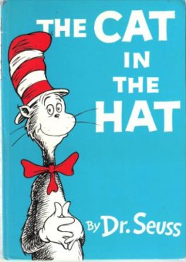 DR SEUSS : The Cat in the Hat : Hardcover B-1 c1957
