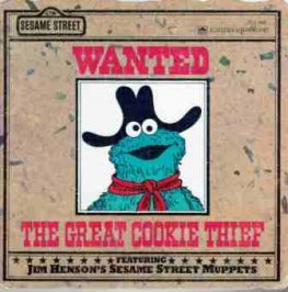 Sesame Street : Wanted The Great Cookie Thief : Muppets :SC Book