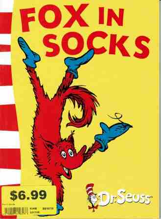 DR SEUSS : Fox in Socks : Softcover Kid\'s Learn to Read Book